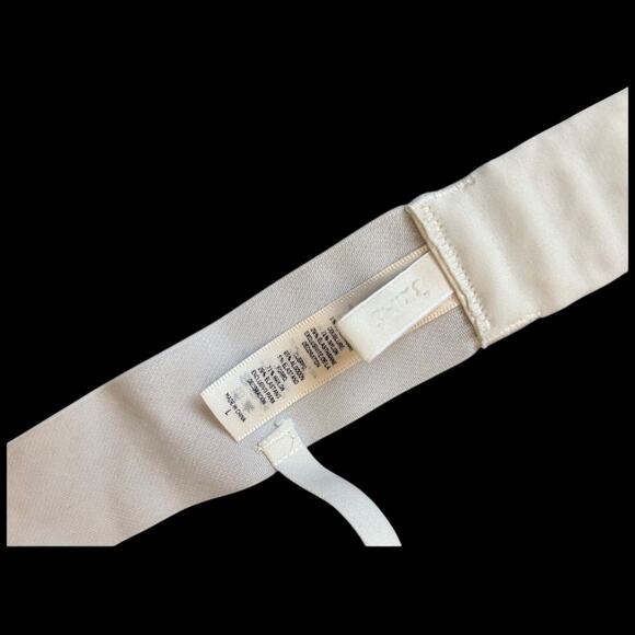 EUC SKIMS Cotton Ribbed Plunge Bralette in Bone Size Large - Picture 6 of 12